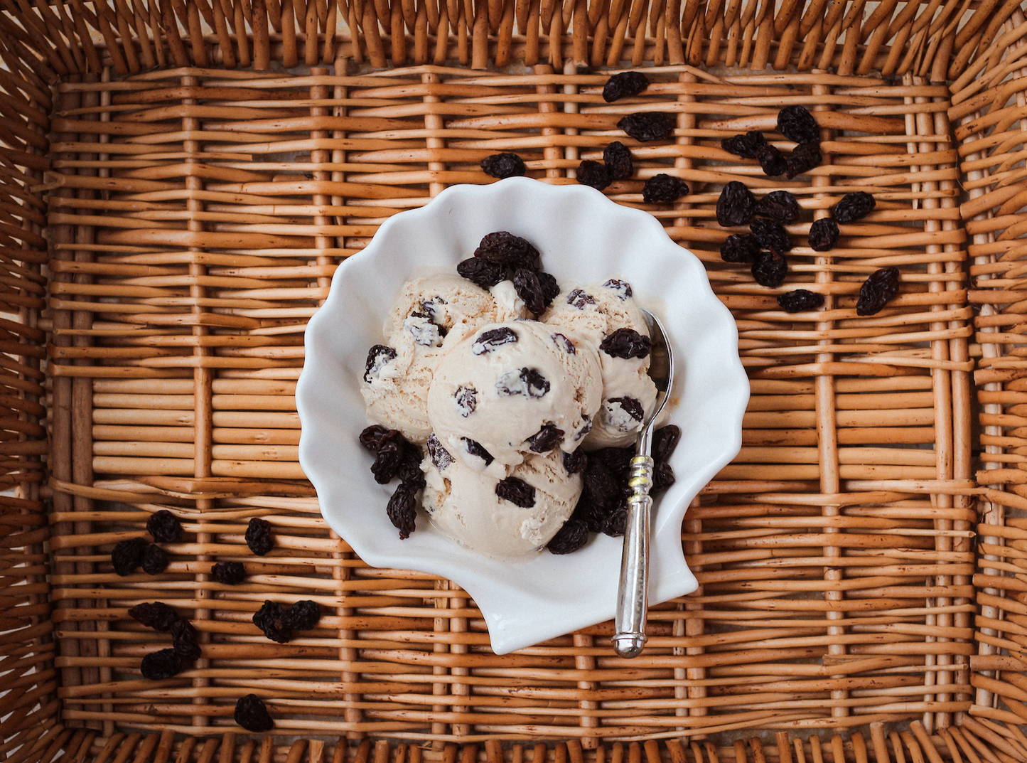 Marshfield Farm Ice Cream Rum and Raisin