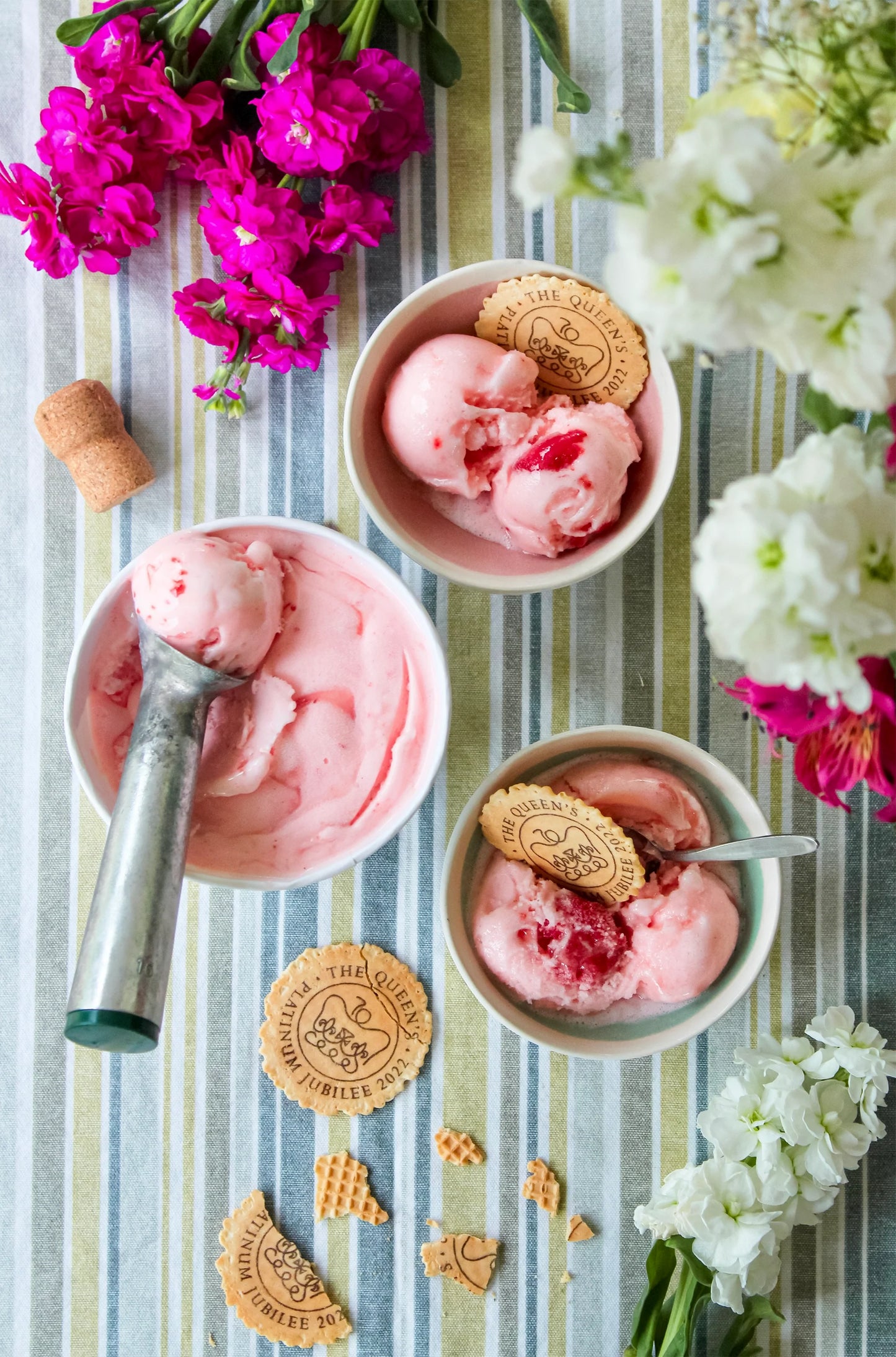 Champagne & Strawberry Sorbet