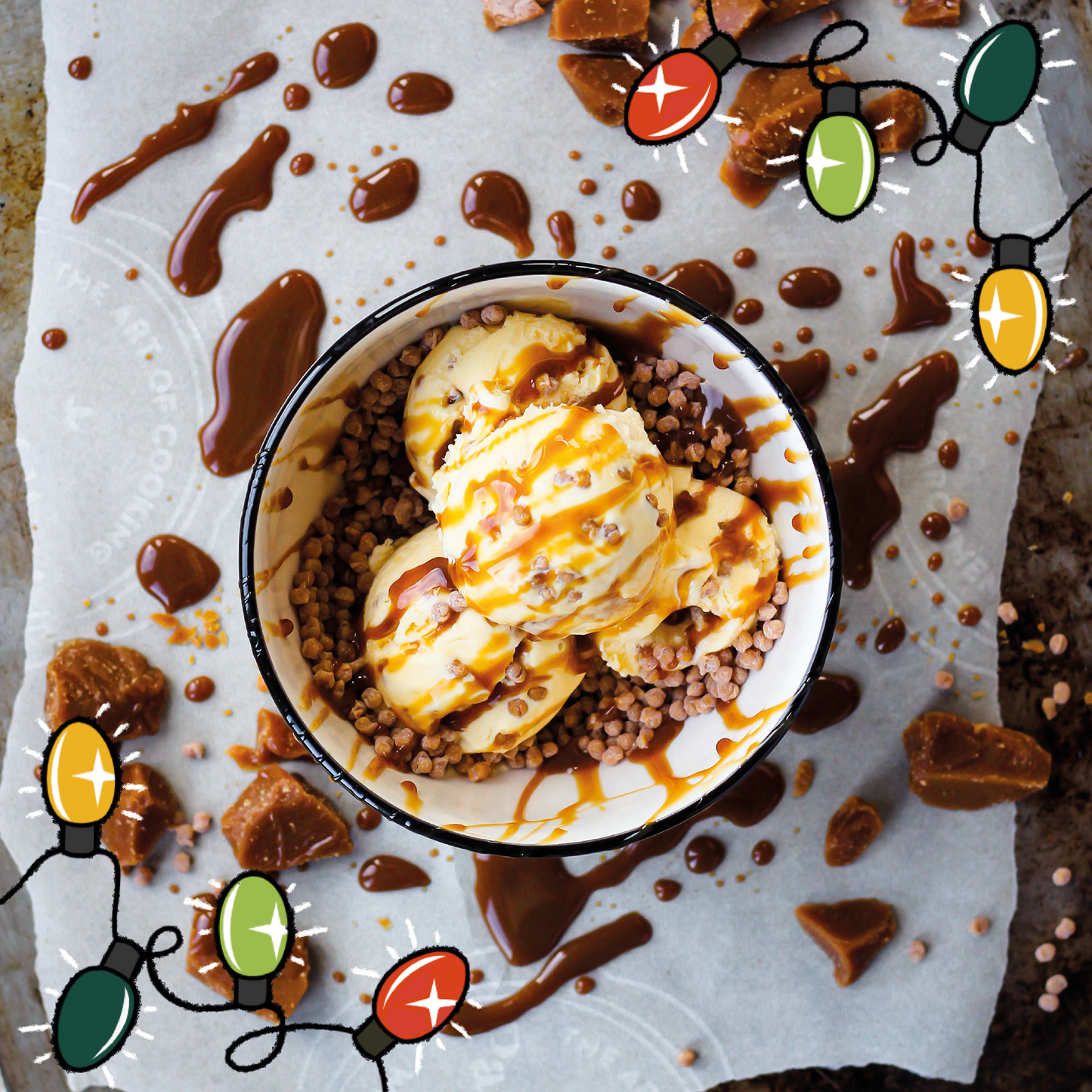 Caramel Fudge in Clotted Cream Ice Cream