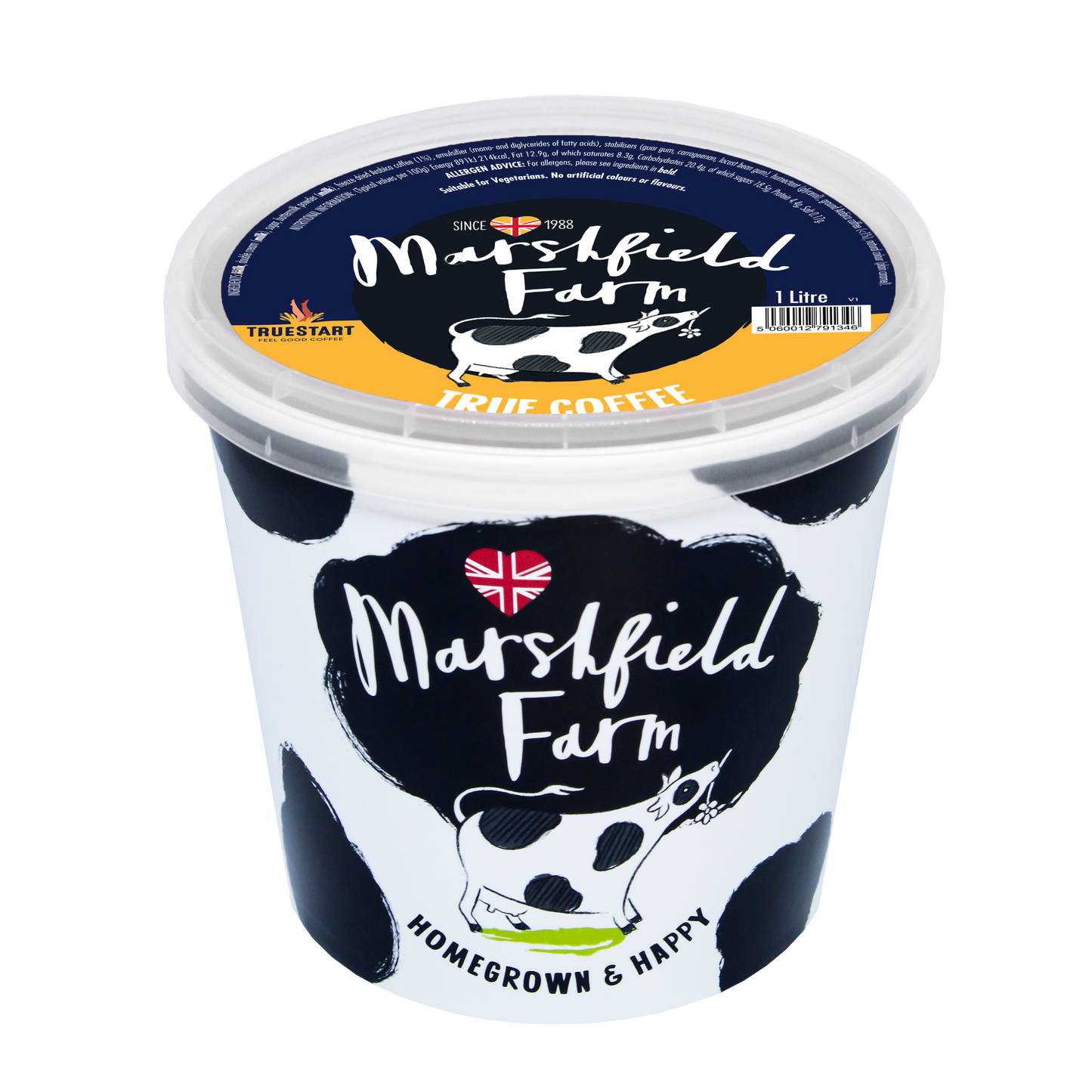 Marshfield Farm True Coffee Ice Cream One Litre Tub
