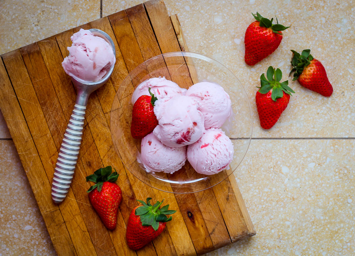 Strawberry Plant Based Ice Cream