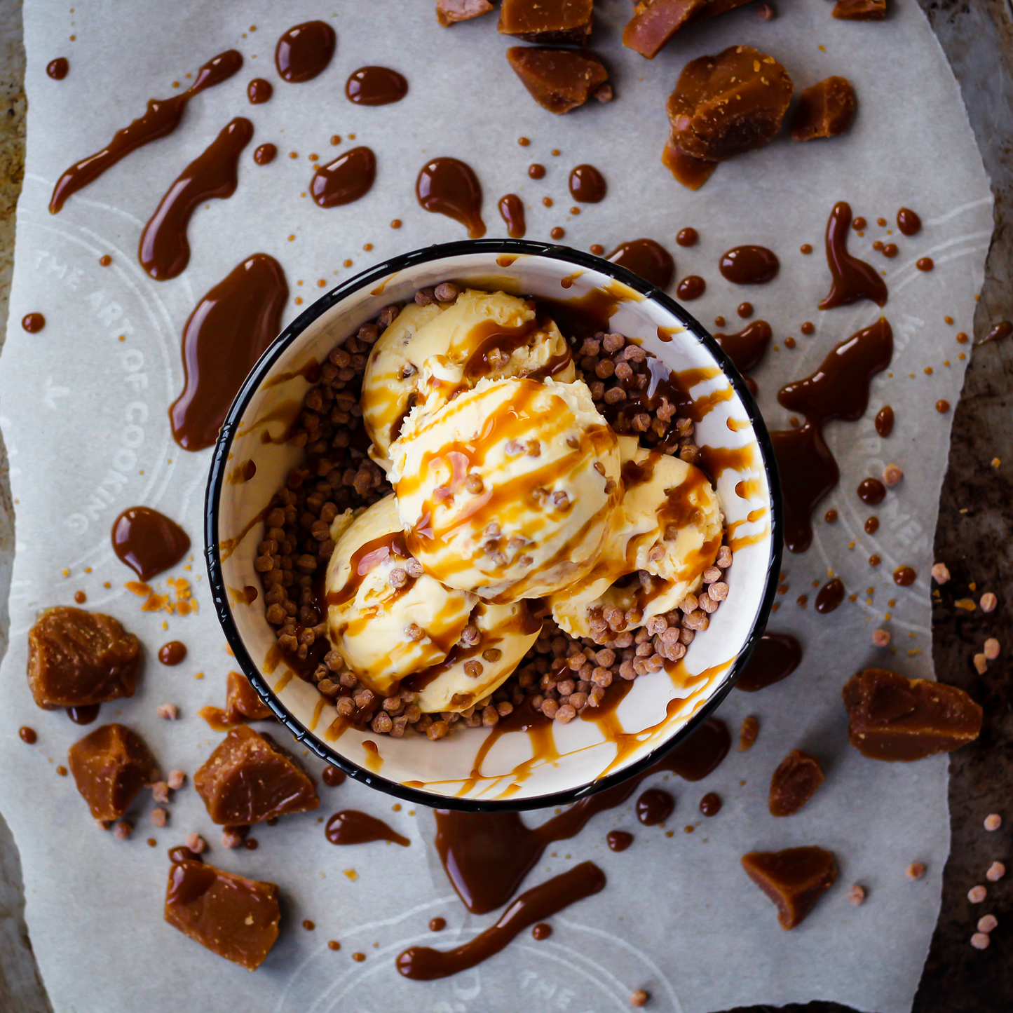 Marshfield Farm Caramel Fudge in Clotted Cream Ice Cream