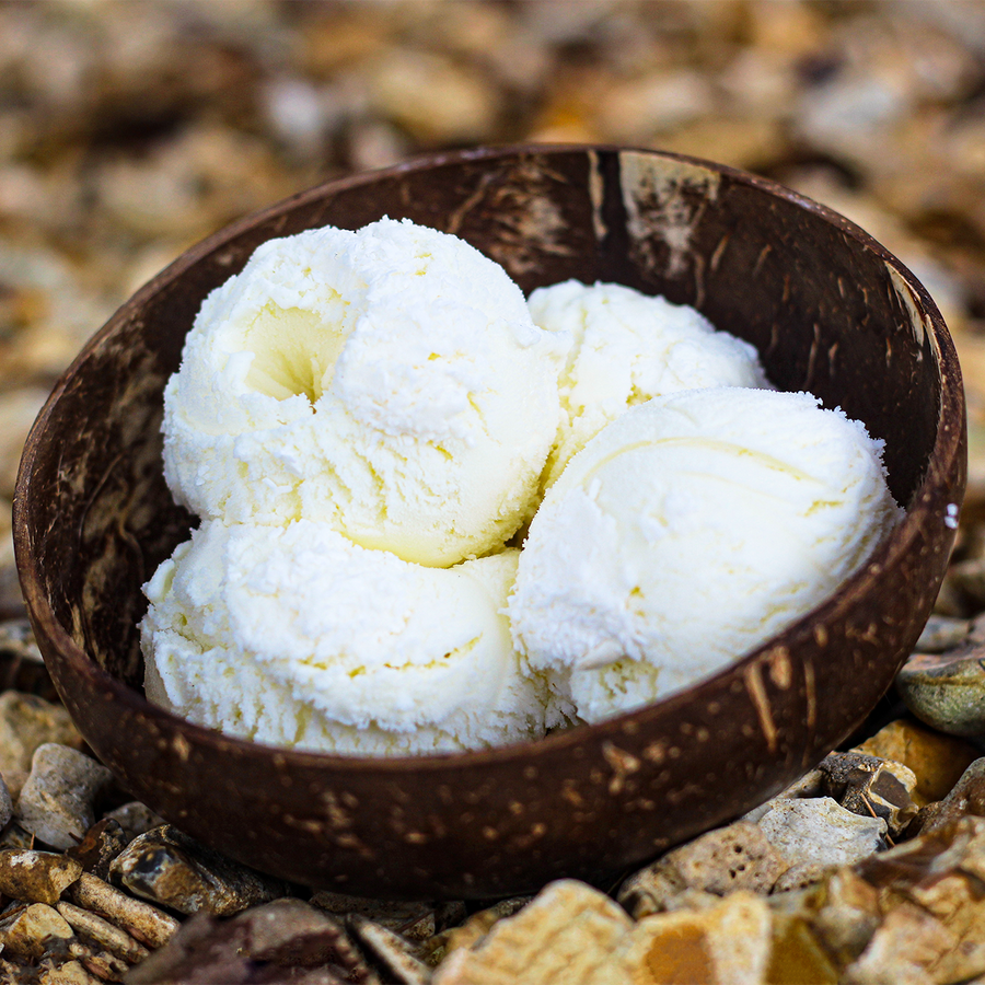 Ice cream in a bowl