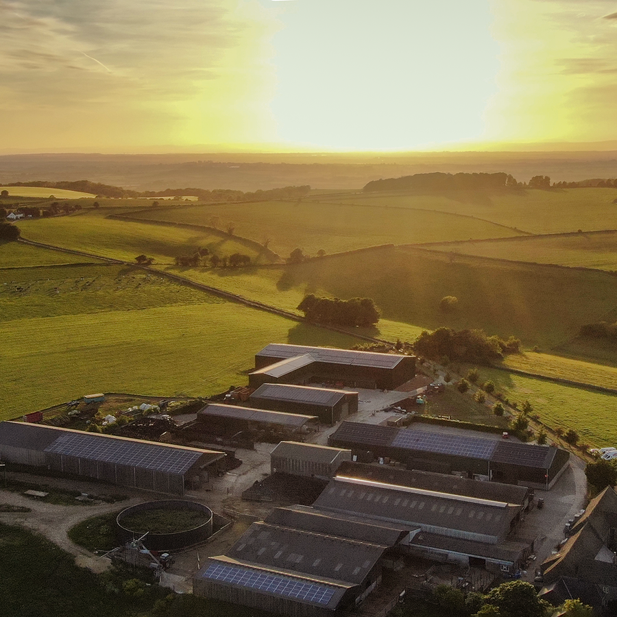 Sunrise over Marshfield Farm