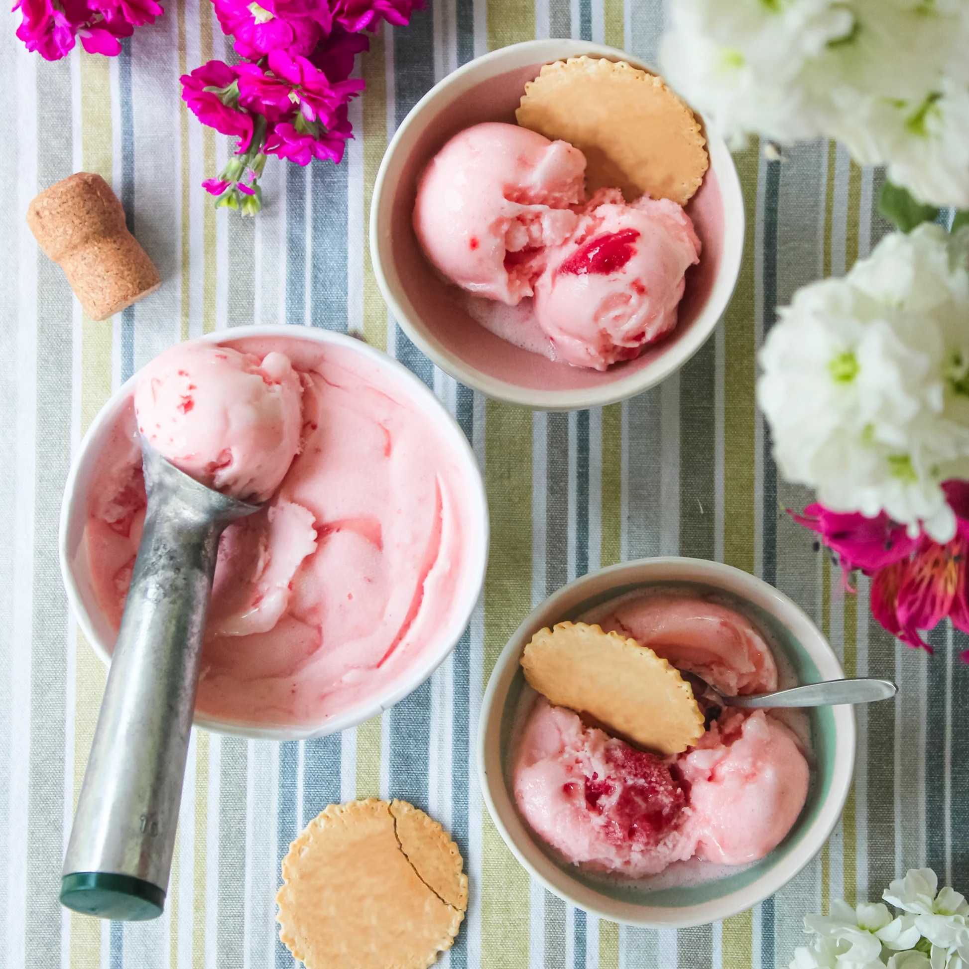 Marshfield Farm Strawberry and Champagne Sorbet