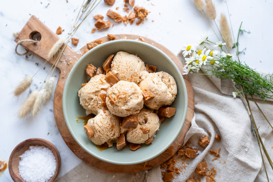 Salted Caramel Plant Based Ice Cream