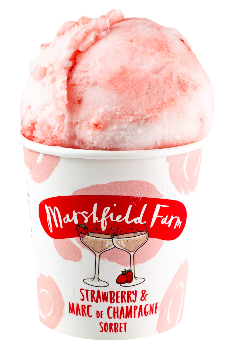 Strawberry & Champagne Mini Tubs