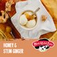 Honey and Stem Ginger Ice Cream