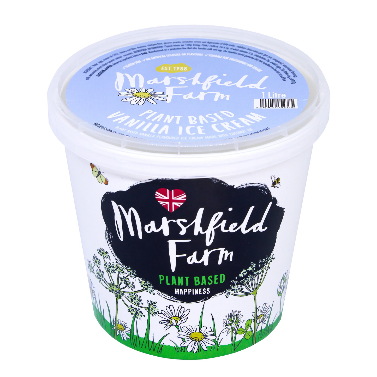 Plant Based Vanilla 1 Litre Tub