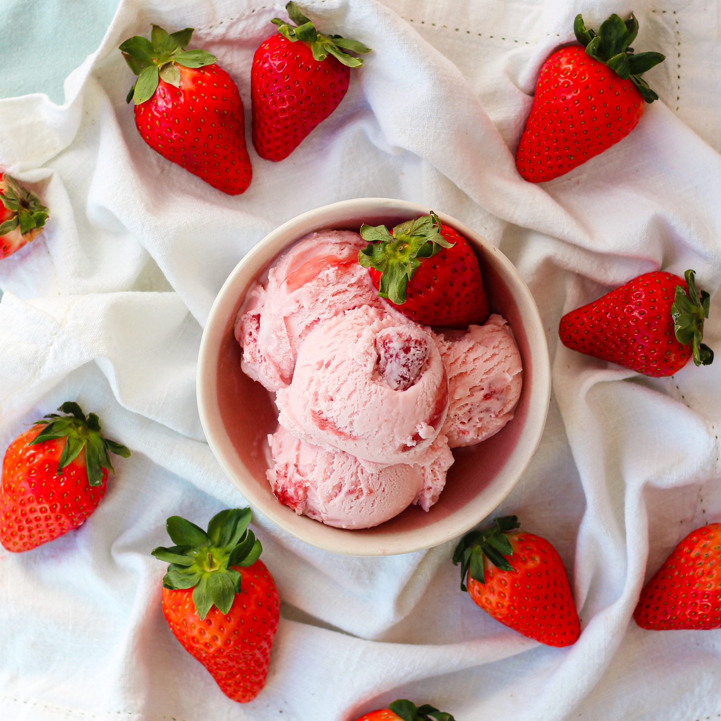 Succulent Strawberry Ice Cream