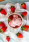 Marshfield Farm Succulent Strawberry Ice Cream
