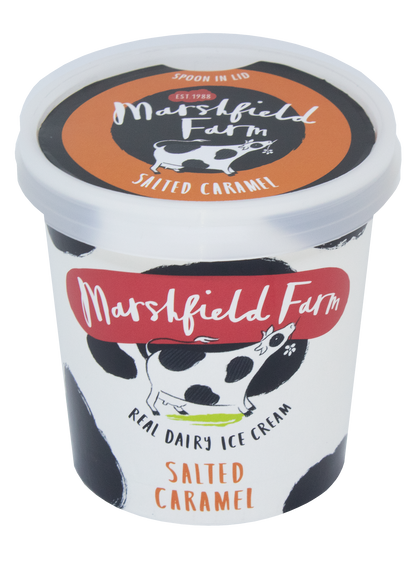 Marshfield Farm Ice Cream 125ml Salted Caramel Tub