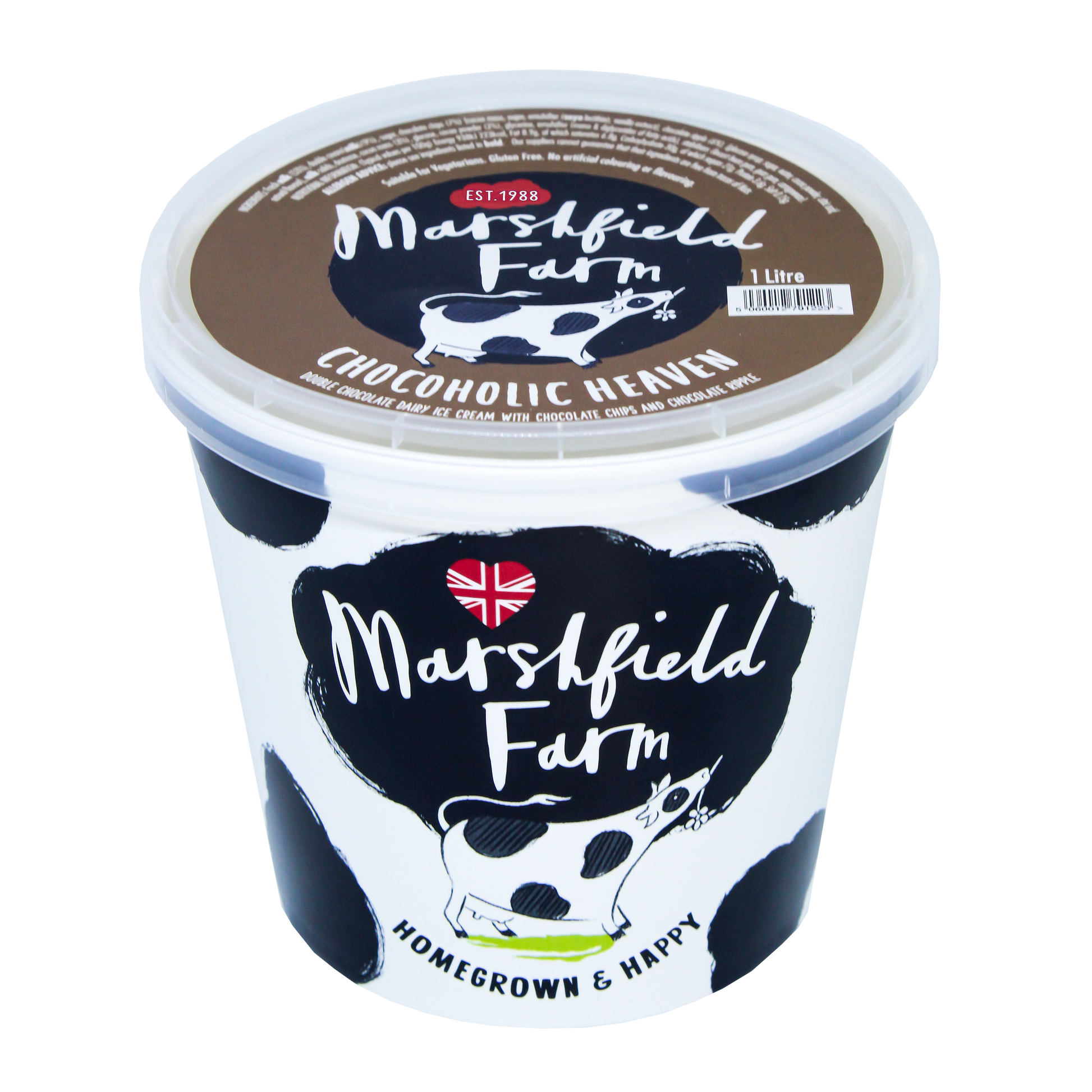 Marshfield Farm Chocolate Heaven Ice Cream 1 Litre Tub