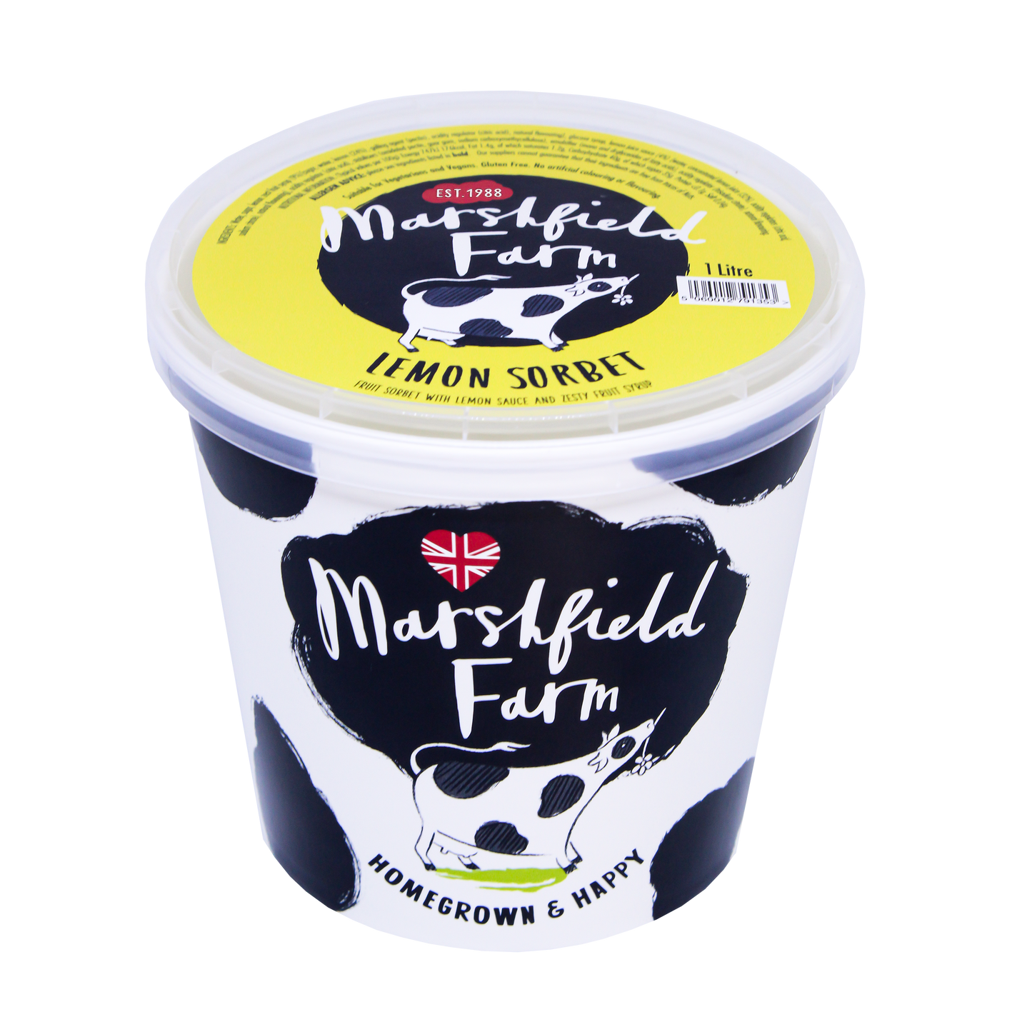 Marshfield Farm Lemon Sorbet 1 Litre Tub