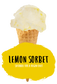Lemon Sorbet Flavour Cone
