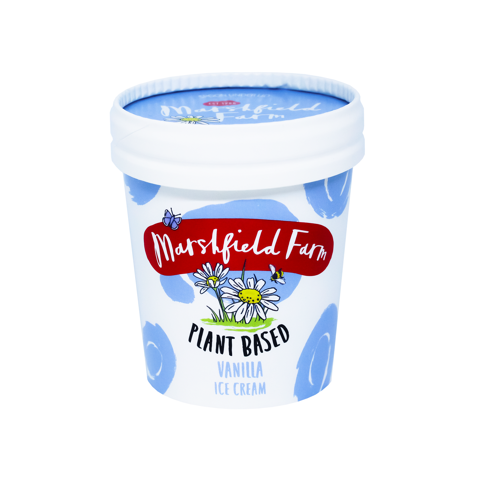 Marshfield Farm Plant Based Vanilla Ice Cream 125ml Tub