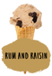 Marshfield Farm Rum and Raisin Flavour Cone