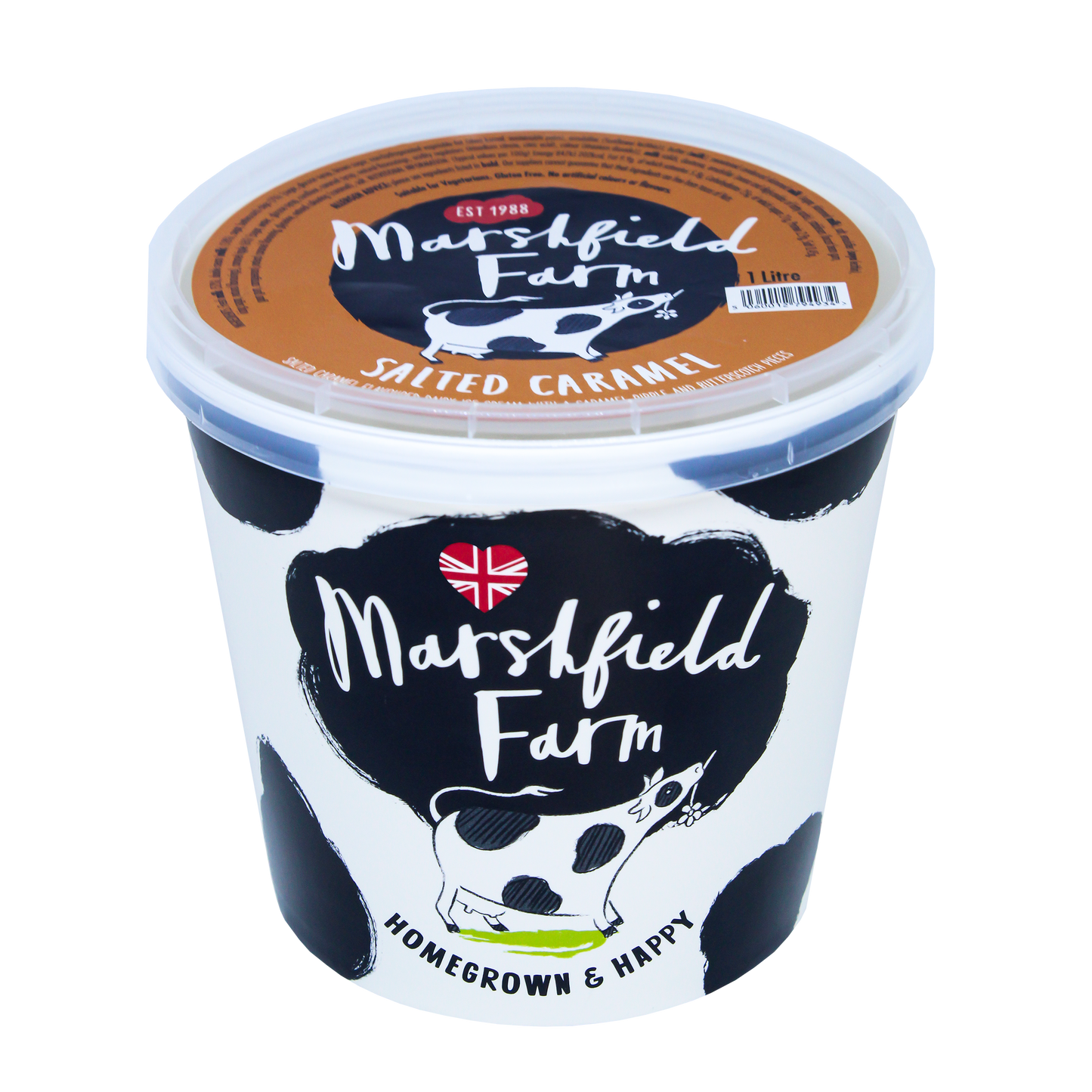 Marshfield Farm Salted Caramel Ice Cream 1 Litre Tub