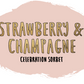 Marshfield Farm Strawberry Champagne Sorbet Flavour Blob