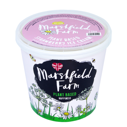 Marshfield Farm Plant Based Strawberry Ice Cream 1 Litre Tub
